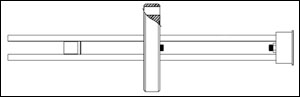 ПОДРОБНАЯ СХЕМА 501-018/L Вакуумный датчик для измерения толщины и скорости напыления на фланце CF40, трубки приварены, датчик перпендикулярен трубкам. Длина трубки определяется заказчиком. В комплект поставки включён вакуумный кабель соответствующей длины.