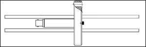 ПОДРОБНАЯ СХЕМА 501-025 Вакуумный ввод для датчика измерения скорости напыления, фланец NW 40 ISO-KF, 1/E, 2/Ж ( 1 соединение Microdot – BNC, две линии подвода воды 3/16" OD ) 